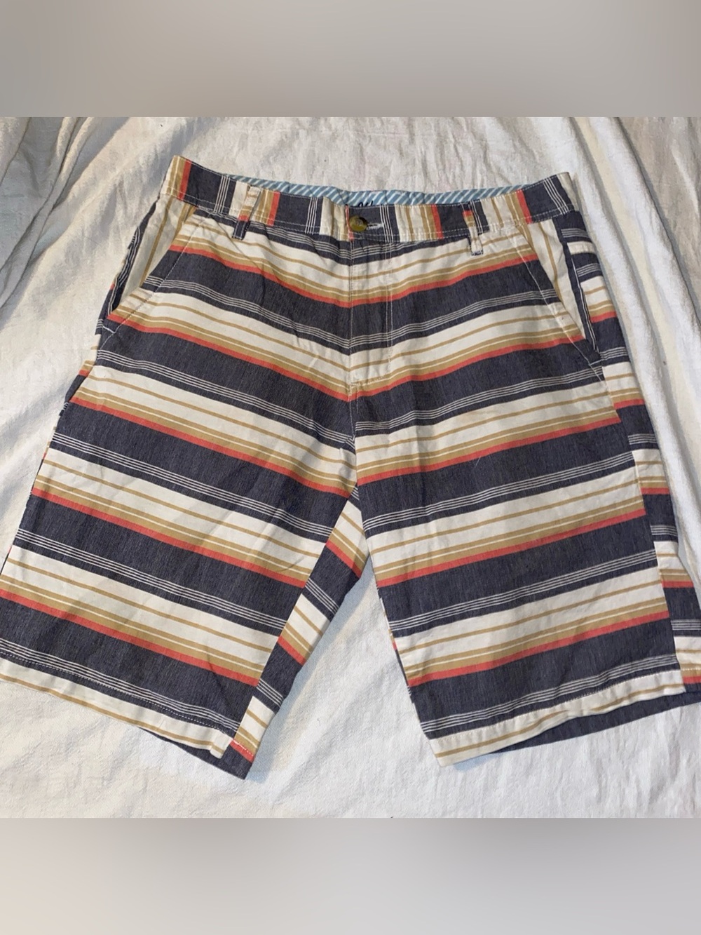 Waimea Shorts Mens Size 30 Striped (measures 33 Inches Around )